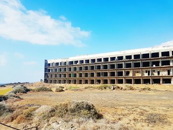 Low angle view of building against sky