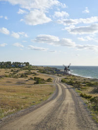 View of coastal landscape