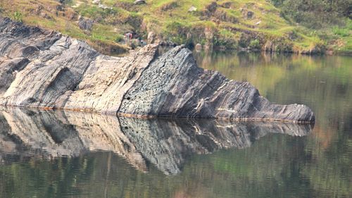 Scenic view of lake