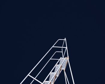 Low angle view outdoor ladder 