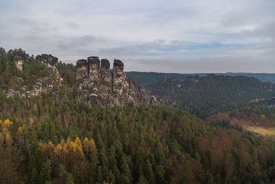 Panoramic view of landscape against sky