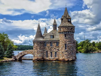 Power house of the boldt castle on heart island, in the st.lawrence river,canada-usa