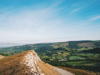 Scenic view of landscape against sky