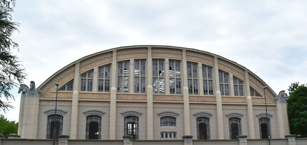 Low angle view of building against sky