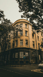 Low angle view of building against sky