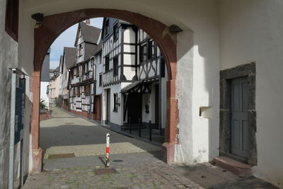 People walking in abandoned building