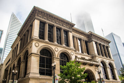 Low angle view of historical building against sky