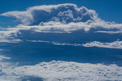 Low angle view of clouds in sky