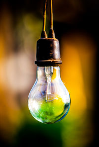 Close-up of light bulb