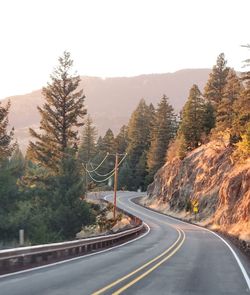 A windy back hills road