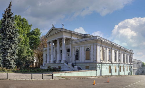 Odessa, ukraine 04.09.2022. archaeological museum in odessa, ukraine, on a sunny summer day