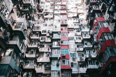 Full frame shot of residential buildings