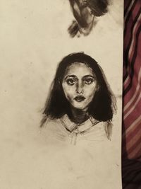 Close-up portrait of woman