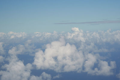 Low angle view of clouds in sky