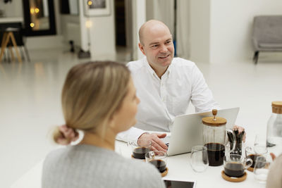 Man at business meeting