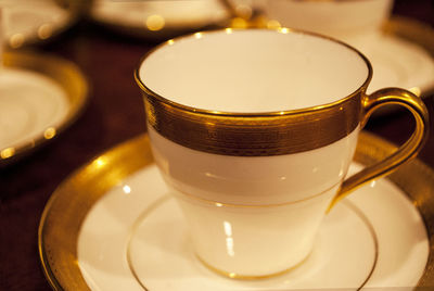 Close-up of coffee cup