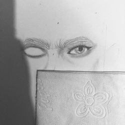 Close-up portrait of woman