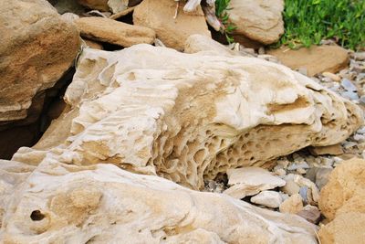 Full frame shot of stone wall