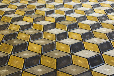 Full frame shot of tiled floor