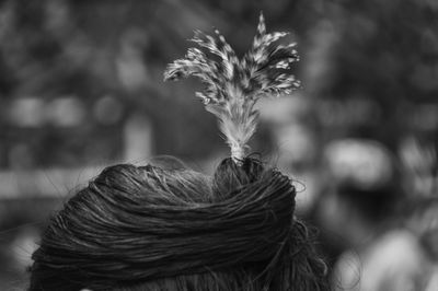 Cropped image of woman with hairstyle