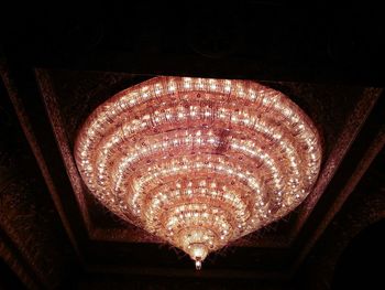 Close-up of illuminated lamp