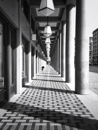 Corridor of building