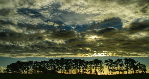 Low angle view of cloudy sky