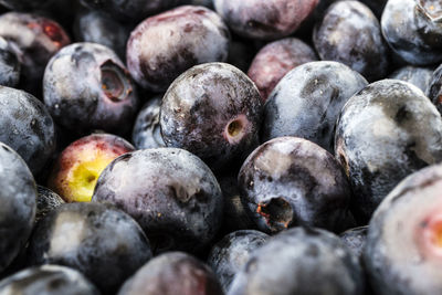 Full frame shot of fruits in market