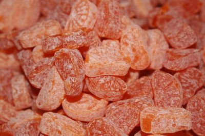 Orange sugar candy