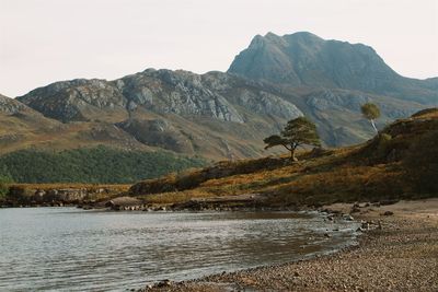 Scenic view of mountains