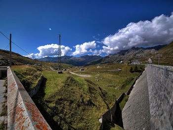Panoramic view of landscape against sky
