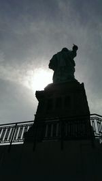 Low angle view of historical building