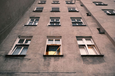 High angle view of building