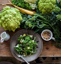 Green  leaf salad