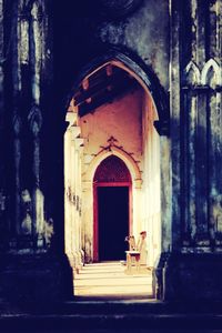 Entrance of old building