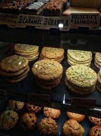 Close-up of food for sale at store