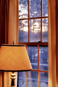 Lamp in window 