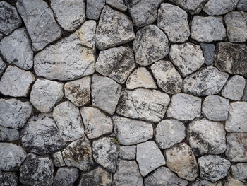 Full frame shot of stone wall