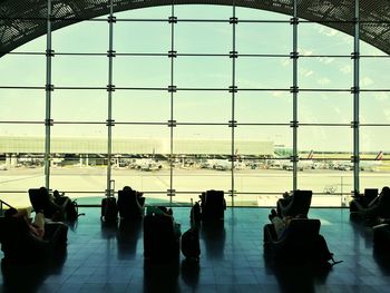 Group of people at airport