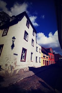 Low angle view of building against sky