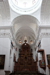 Low angle view of dome of building