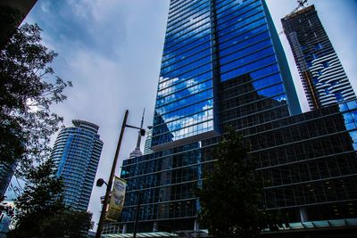 Low angle view of building against sky