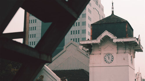 Low angle view of buildings against sky