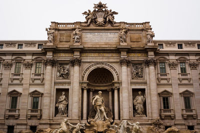 Low angle view of historical building