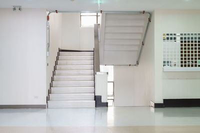 Empty corridor in building