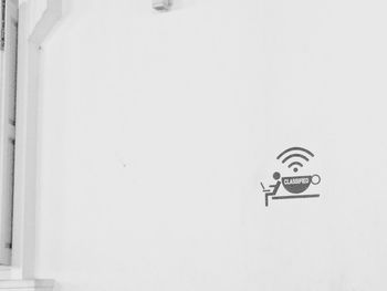 Low angle view of sign