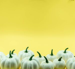 Close-up of fruits over white background