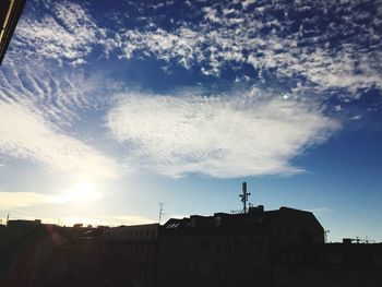 Low angle view of building against sky