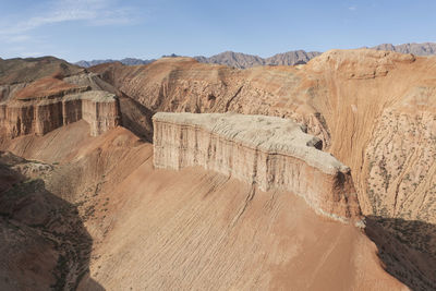 Scenic view of rock formations