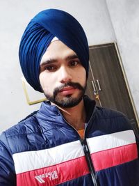 Close-up portrait of young man